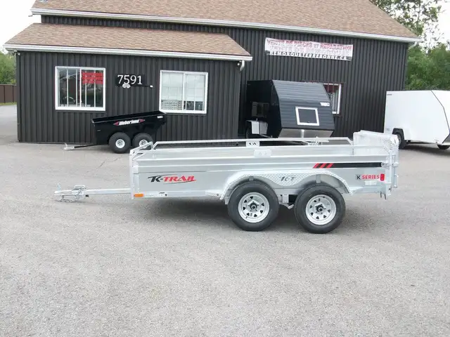 2025 K-Trail 66in. X 123in. 2 ESSIEUX PANEAU OUVRANTET RAMPE VTT in Cargo & Utility Trailers in Laval / North Shore - Image 4