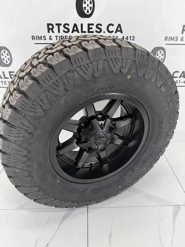 325/65/18 tires Fuel Maverick Rims 8x170. F250 F350 superduty in Tires & Rims in Saskatoon - Image 7