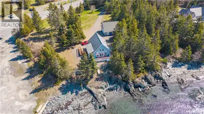 Riverbend Islander Log Cabin | 1250 Route 172, L'Etete Where the Bay of Fundy meets crafted log livi...