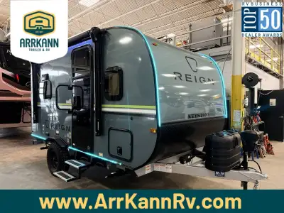 Introducing the 2027 Keystone Reign 13RK — The Storm is Here. This all-new, premium single-axle trav...