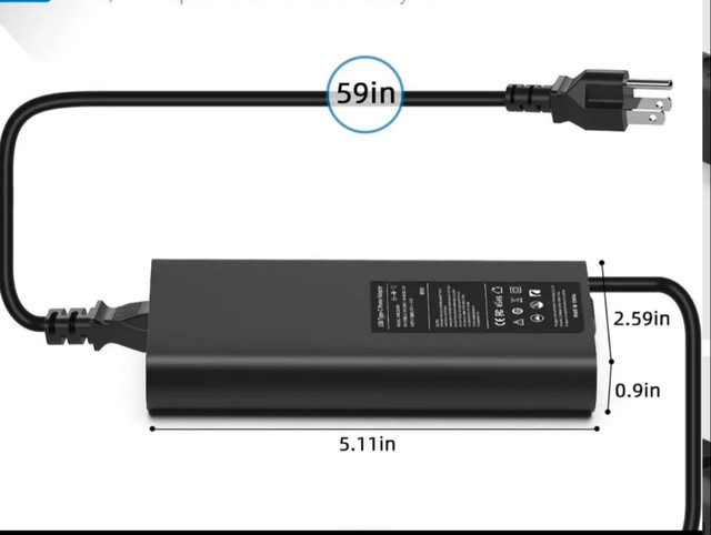 USB C Charger 90W Laptop Charger Replacement for Dell XPS 13 XPS in Cables & Connectors in Gatineau - Image 3