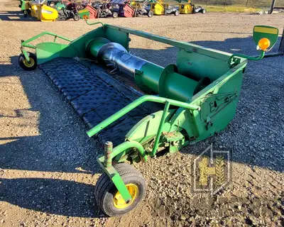 JOHN DEERE 914P Pick Up Combine Header 7 belt pickup 14 Ft wide Fits John Deere 9600 or any 9000 ser...
