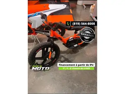 KTM STACYC 12e Drive Rock Moto Sport Sherbrooke, Kawasaki, KTM, Cf Moto, Arctic Cat, Vespa, Piaggo,...