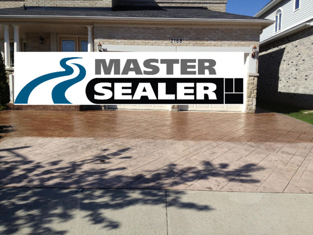 Master Sealer 26 Years! Concrete Interlock Cleaning Repair Seal in Interlock, Paving & Driveways in Markham / York Region - Image 2