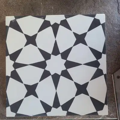 New Cement Tile 8"×8" inches all 3 box( 39 tiles), View more