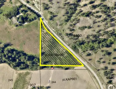 Contingent. Beautiful Naramata orchard surrounded by adjacent farm and forest lands. Excellent locat...
