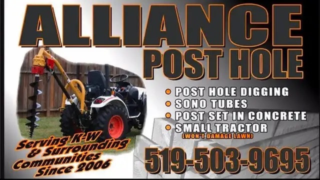 Alliance Post Hole & Fence Repair in Fence, Deck, Railing & Siding in Kitchener / Waterloo - Image 2
