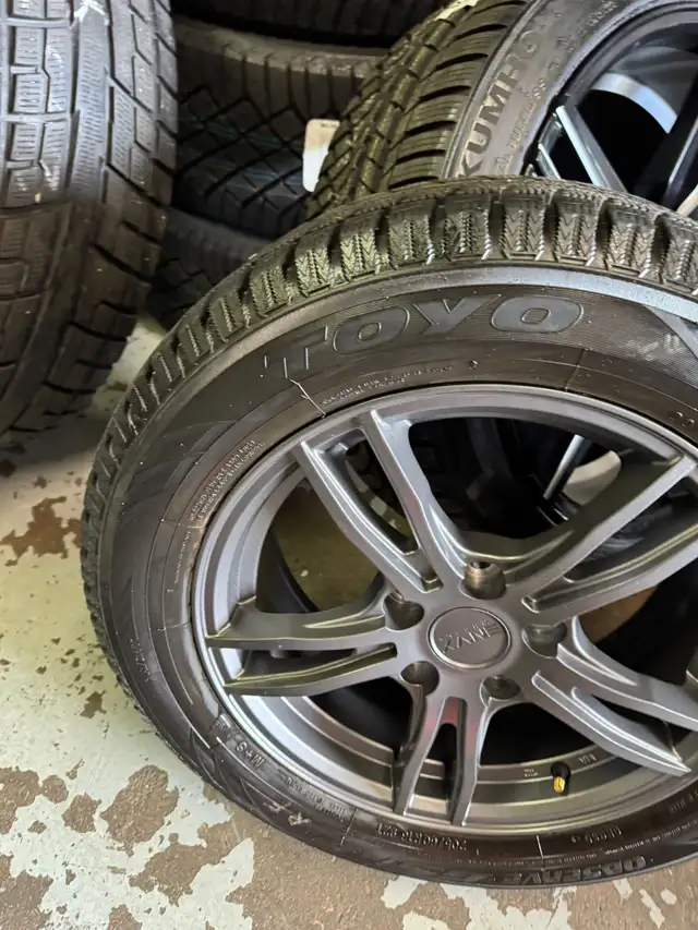 Four New 16″ 5x114.3 Envy Grey Wheels w/ 205/60R16 Toyo Winter in Tires & Rims in Oakville / Halton Region - Image 3