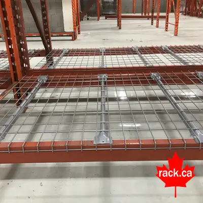 Wire mesh deck for pallet racking  Quick ship anywhere in Canada, View more