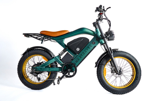 1200W Smart GPS Enabled Off Road Smartravel Ebike Free Shipping in eBike in Victoria - Image 3