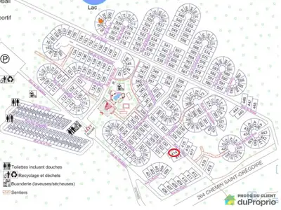 Camping Boisée de la chaudière Ce terrain offre des particularités intéressantes comparativement à l...