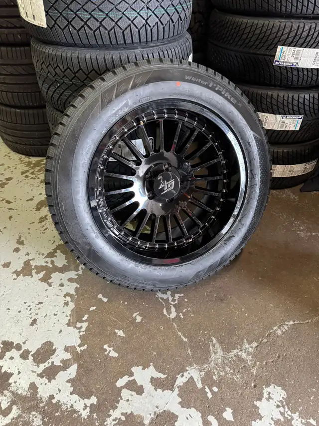 Four New 20″ 5x127 GT Strike Wheels w/ 275/55R20 Hankook Winter in Tires & Rims in Oakville / Halton Region - Image 7
