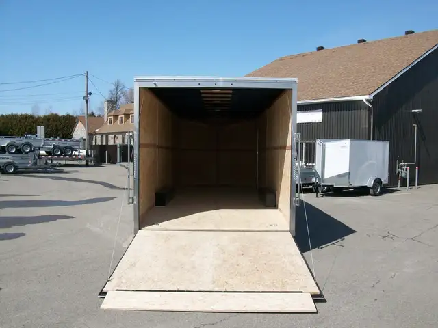 2025 Weberlane CARGO 8'.6in. X 24' V-NOSE 2 ESSIEUX 5200LB. VTT  in Cargo & Utility Trailers in Laval / North Shore - Image 13