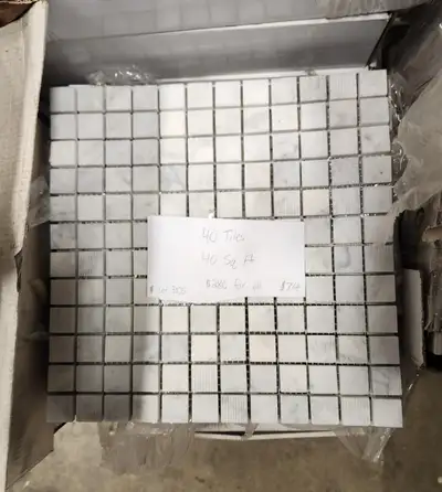 White Mosaic Wall Tile, View more