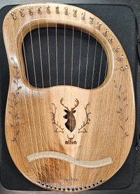 16-String Lyre Lirila Lire Harp With Tuning Wrench + Case City of Montréal Greater Montréal Preview