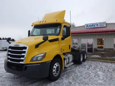Welcome to Andy's Truck Sales. 2020 FREIGHTLINER CASCADIA EVOLUTION DAY CAB TRACTOR #1884 YELLOW 475...
