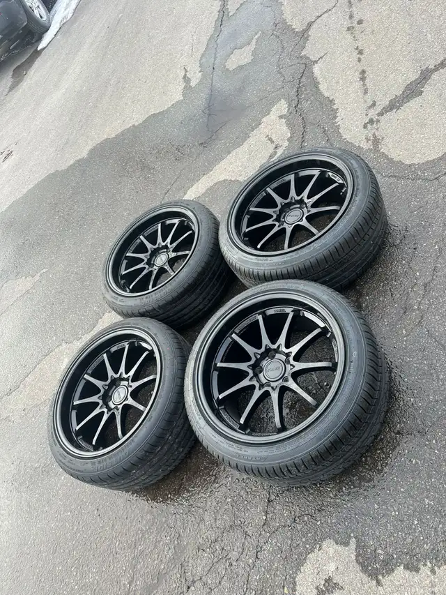 245/40/18 rays ce28 5x114.3 all season subaru wrx in Tires & Rims in Mississauga / Peel Region - Image 8