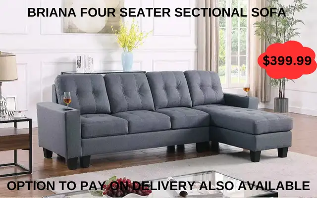 BRAND NEW FLORA 3 SEATER LEATHER SOFA(OPTION TO PAY ON DELIVERY)62863730688897123
