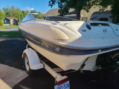 Beautiful, well-maintained 18.5’ bowrider with a powerful 350HP Merc Cruiser engine – only used boat...