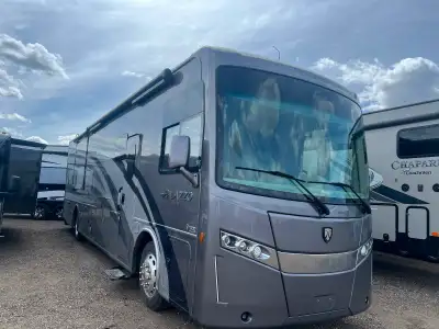 The 2019 Thor Palazzo 36.1 is a luxurious Class A motorhome featuring: Length: 37 feet 7 inches. Eng...