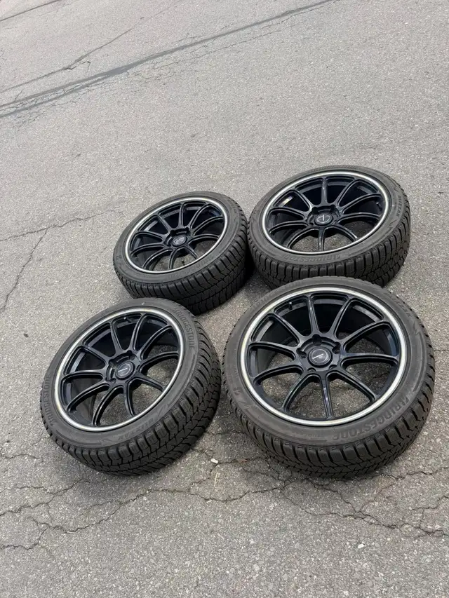 245/40/18 bridgestone winters 5x114.3 subaru wrx sti superspeed in Tires & Rims in Mississauga / Peel Region - Image 6