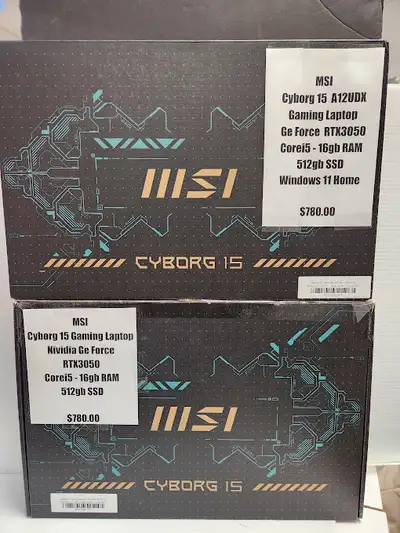 MSI Cyborg  15.6" Gaming Laptop Intel Core i5, View more