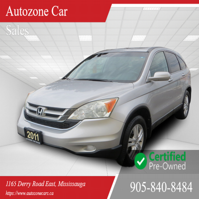 Check out this well-maintained 2011 Honda CR-V EX 4dr 4x4 Automatic SUV! With a sleek silver exterio...