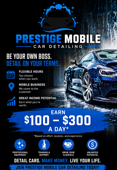 Overview We are a fast-growing mobile detailing company in Ottawa with 100+ positive Google reviews,...