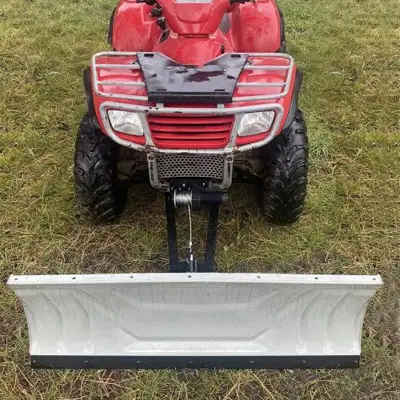 NEW UNIVERSAL ATV SNOW PLOW ADJUSTABLE 48 IN STEEL BLADE 1215501, View more