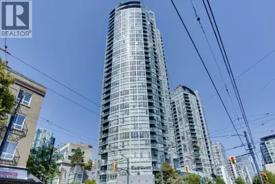 One bed at The Brava, a 2005 concrete build in Downtown South, with a northwest facing balcony, new...