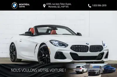 *English below* *Français:* Ce superbe BMW Z4 sDrive30i, provenant d'un seul propriétaire ayant effe...
