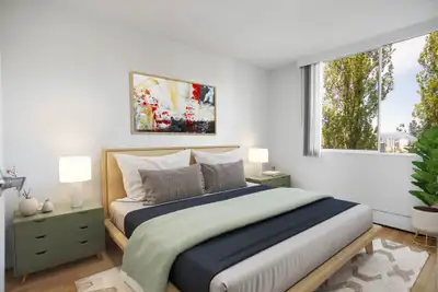 Located on a quiet residential street just steps from Vancouver's Robson Street retail hub, Central...