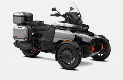 2026 Can-Am Canyon XT – Sterling Silver Satin Adventure capability meets touring comfort. The Canyon...