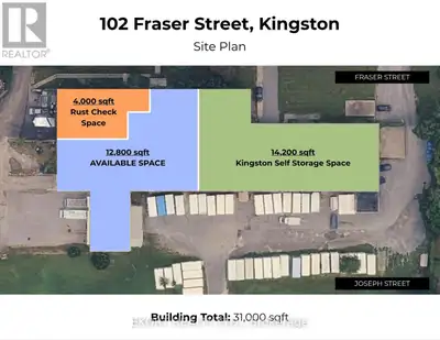 12,800 sqft commercial space ideally located with excellent access to downtown Kingston. The space f...