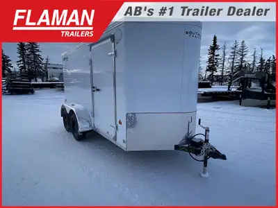 2026 ROYAL 6'X14' ENCLOSED CARGO TRAILER Color: White Size: 6' X 12' Straight Wall + 2' V-nose (2) 3...