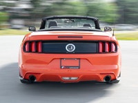 2016 Ford Mustang Convertible V6 Engine Competition Orange Exterior on two tone Black and Orange Int... (image 4)
