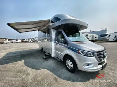 Winnebago View Class C diesel motorhome 24T highlights: Rear Bath Murphy+ Bed Fold-Down Table and Ch...