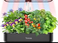 Yoocaa 12 Pods Hydroponics Growing System, Large Indoor Herb Gar