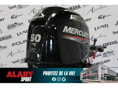 Alary Sport 2022 Mercury 50ELHPT CT DEMARREUR ELECTRIQUE, PIED LONG (20 POUCES) Mercury 50ELHPT CT D...