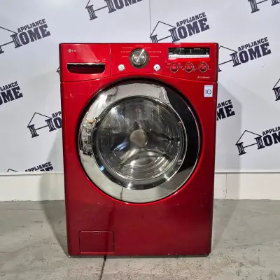 Used LG Washer Front Load Stackable Red 27″, View more