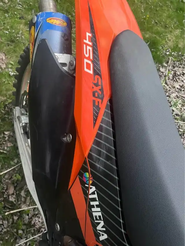 2014 KTM 450 SX-F-ORANGE! in Dirt Bikes & Motocross in Edmonton - Image 5