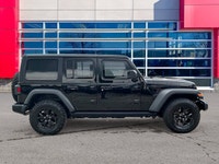 One Owner, Black 2023 Jeep Wrangler Willys 4X4, 8-Speed Automatic, Powerful Yet Fuel Efficient 2.0L... (image 6)