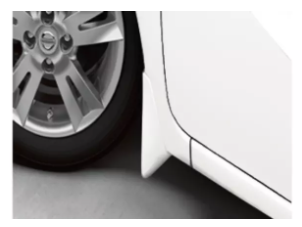 New Mudflaps White, Rear - 2019 Nissan Versa, retails for $84.95, looking to get $50 plus tax. Make...