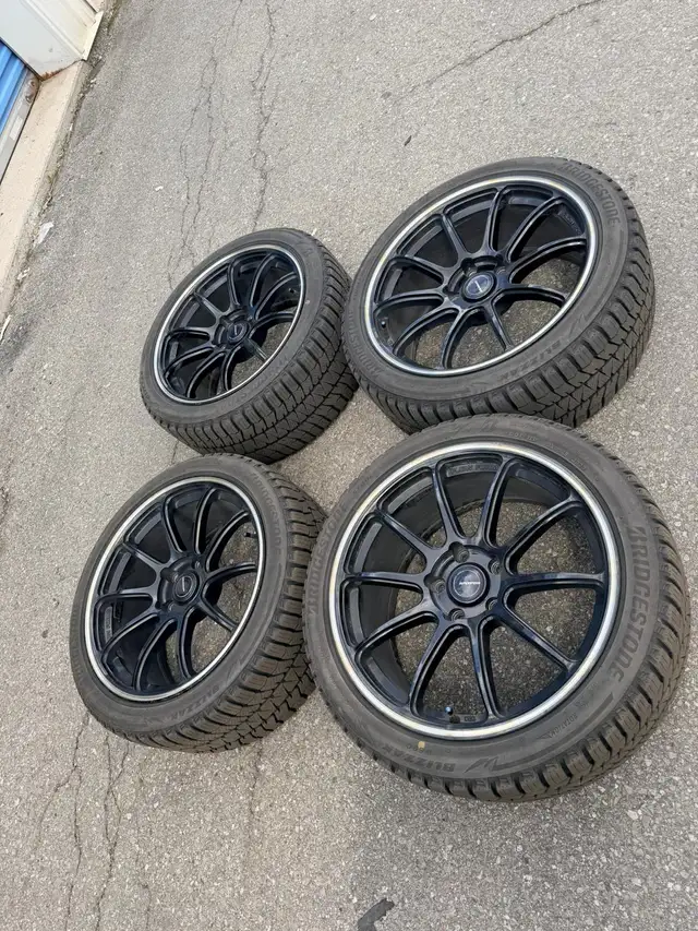 245/40/18 bridgestone winters 5x114.3 subaru wrx sti superspeed in Tires & Rims in Mississauga / Peel Region - Image 2