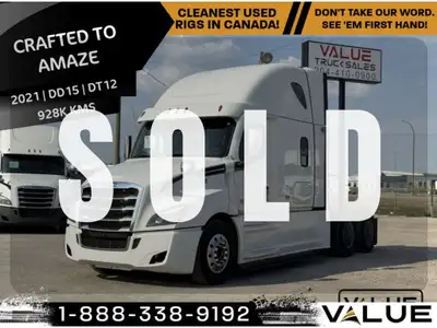2021 FREIGHTLINER CASCADIA Sleeper * Kms : 928,003 * Engine Make : Detroit * Engine Model :DD15 * En...