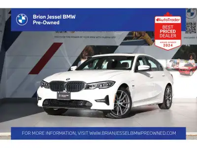 2022 BMW 3 Series 330e xDrive 2.0L 4-Cylinder AWD 8-Speed Automatic EXTERIOR - ALPINE WHITE INTERIOR...