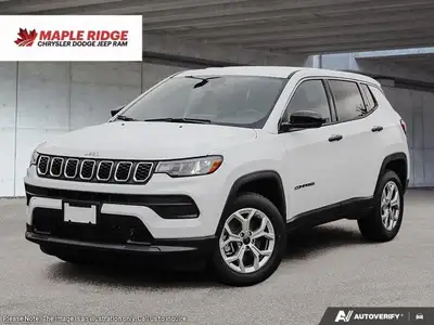 This Jeep Compass boasts a Intercooled Turbo Regular Unleaded I-4 2.0 L/122 engine powering this Aut...