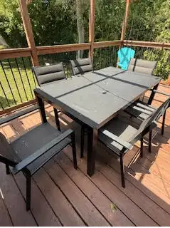 Outdoor table and chairs set, View more
