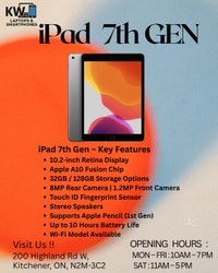 iPad 7th Gen Kitchener / Waterloo Kitchener Area Preview