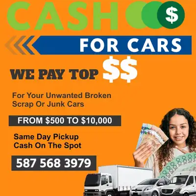 We Buy Junk Cars in Edmonton, AB Call Now! To Find Out The Value Of Your Vehicle! (587) 568-3979 Ser...